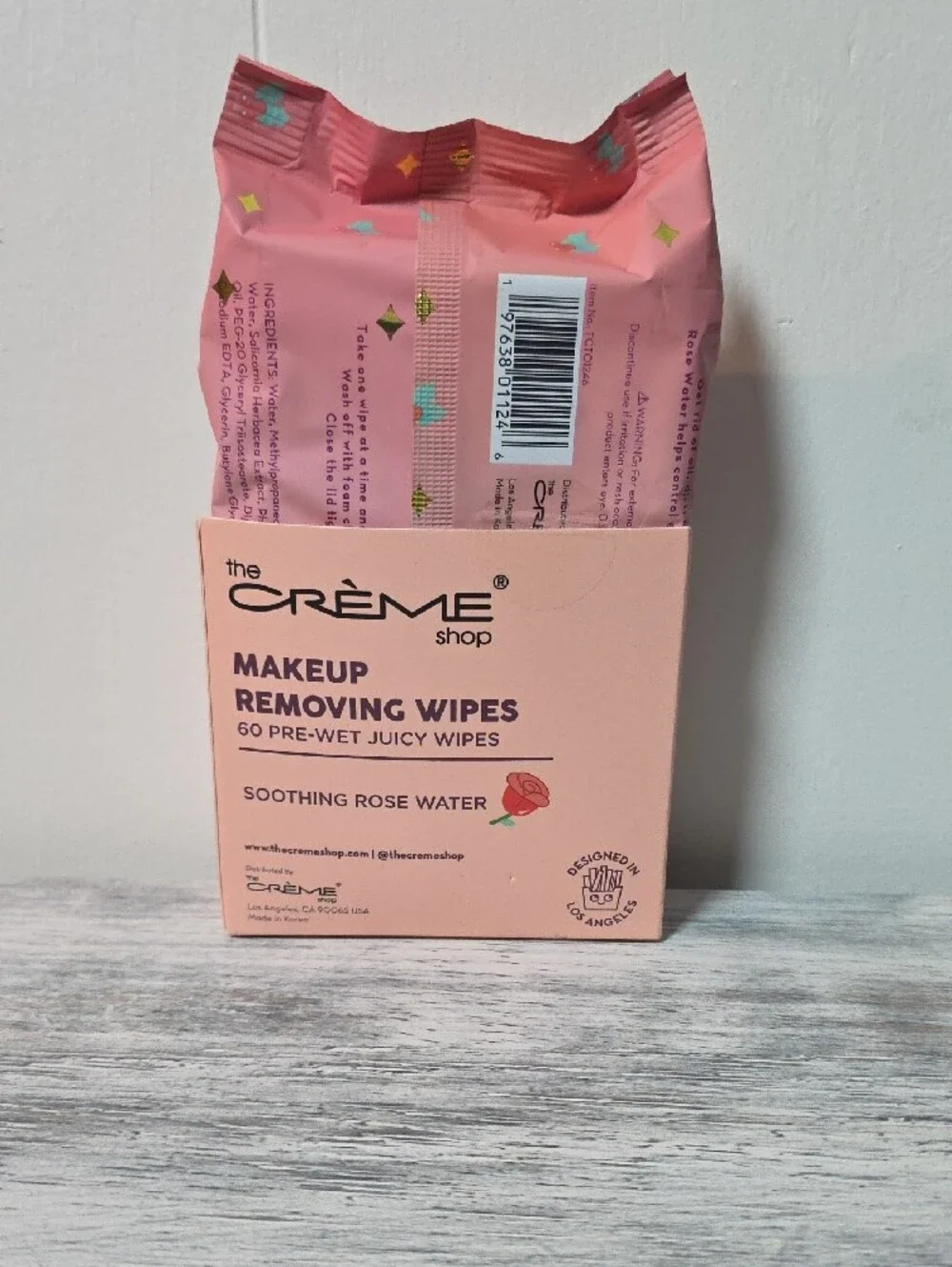 Creme Shop Soothing‎ Rose Makeup Removing Wipes